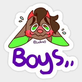 boys,,,, Sticker